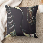 ヴィンテージギタリスト誕生日プレゼント クッション (ブランケット)