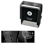 ヴィンテージギタリスト誕生日プレゼント セルフインキングスタンプ (インサイチュ)
