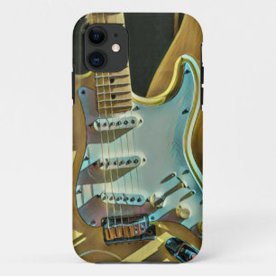 ヴィンテージギタリスト誕生日プレゼント iPhone 11 ケース