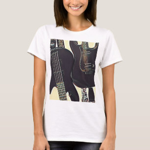 ヴィンテージギタリスト誕生日プレゼント Tシャツ