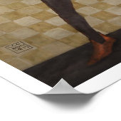 ヴィンテージギターアートミュージシャンプリントロックスターミュージック ポスター (角)