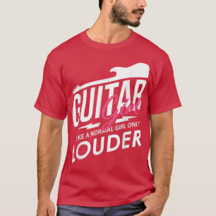 ヴィンテージギターガールオータルストリング楽器 Tシャツ