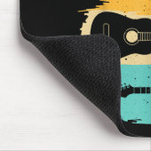 ヴィンテージギターギフト女子男性へミュージックバンドguita マウスパッド (コーナー)