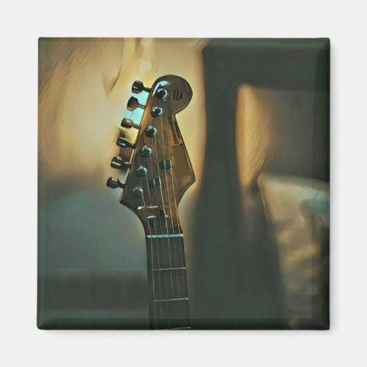 ヴィンテージギターギフト マグネット (正面)