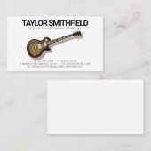 ヴィンテージギターミュージックバンド名刺 名刺 (正面/裏面)