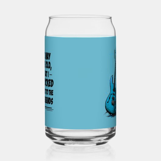 ヴィンテージギターレトロロックレジェンドノスタルジック ガラス缶 (左)