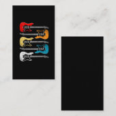 ヴィンテージギター奏者の贈り物 名刺 (正面/裏面)