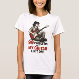 ヴィンテージギター音楽愛好家Tシャツ – 99問題… Tシャツ