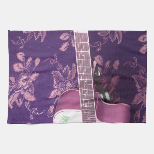 ヴィンテージギター:アフリカのヴィベスタイルドリーム キッチンタオル (横)