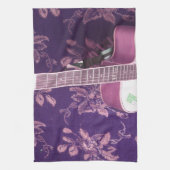 ヴィンテージギター:アフリカのヴィベスタイルドリーム キッチンタオル (縦)