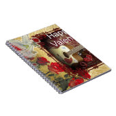 ヴィンテージギター:アフリカンブラウン美しいバレンタインデー ノートブック (右側)