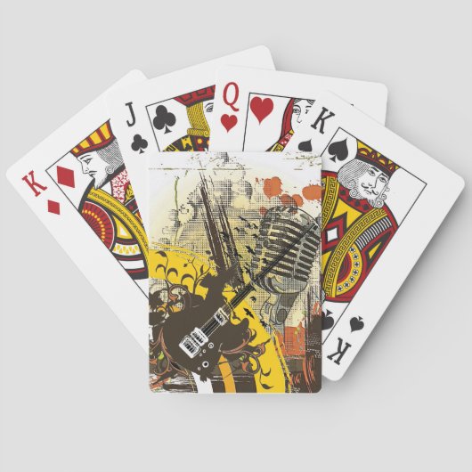 ヴィンテージギター トランプ (裏面)