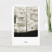 ヴィンテージギフトベビーショーウィンドウ1940's カード (裏面)