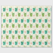 ヴィンテージギフトボックスガーランド©studioxtine ラッピングペーパー (フラット)