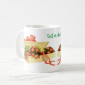 ヴィンテージギフトボックスバラ パーソナライズされた コーヒーマグカップ (正面左)