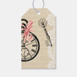 ヴィンテージギフトラベルレース付き – パーソナライズ ギフトタグ