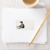 ヴィンテージギブソンガールエドワーダ書ス女手紙 ラベル (インサイチュ)