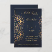 ヴィンテージギャツビーテーマブライダルシャワー招待 招待状 (正面/裏面)