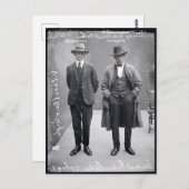 ヴィンテージギャングの刑事警察の銃撃の写真 ポストカード (正面/裏面)