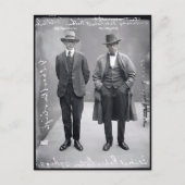 ヴィンテージギャングの刑事警察の銃撃の写真 ポストカード (正面)