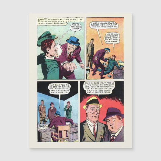 ヴィンテージギャング漫画モブボスビートアップヘンチマン (正面)