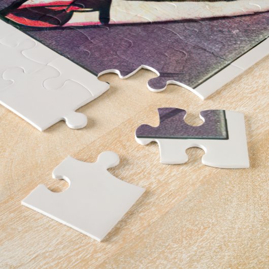 ヴィンテージギャング漫画モブボスビートアップヘンチマン ジグソーパズル (側面)