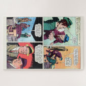 ヴィンテージギャング漫画モブボスビートアップヘンチマン ジグソーパズル (横)