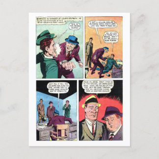 ヴィンテージギャング漫画モブボスビートアップヘンチマン ポストカード