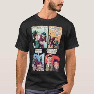 ヴィンテージギャング漫画モブボスビートアップヘンチマン Tシャツ