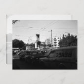 ヴィンテージギリシャのアテネシンタグマスクエア ポストカード (正面/裏面)