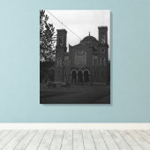 ヴィンテージギリシャのアテネパナギアゴルゴエピコオス教会 キャンバスプリント (インサイチュ (ウッドフロア))