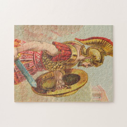 ヴィンテージギリシャのスパルタンイラストレーション(1887) ジグソーパズル (横)