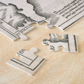 ヴィンテージギリシャの地図（1525年） ジグソーパズル (側面)