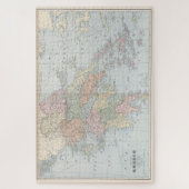ヴィンテージギリシャの地図(1901年) ジグソーパズル (縦)