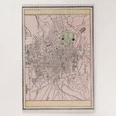 ヴィンテージギリシャの地図（1901年） ジグソーパズル (縦)