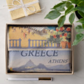 ヴィンテージギリシャトラベルティッシュペーパー 薄葉紙 (ギフト)