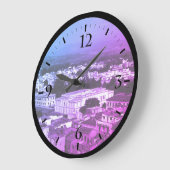 ヴィンテージギリシャナフプリオンシティウォッチ ラージ壁時計 (傾斜)