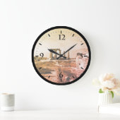 ヴィンテージギリシャ古代コリントアポロテンプルウォッチ ラージ壁時計 (ホーム)