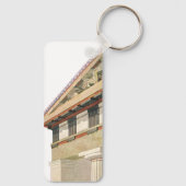 ヴィンテージギリシャ建築、アテナ寺院 キーホルダー (裏面)