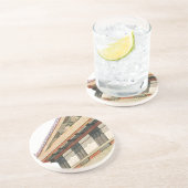 ヴィンテージギリシャ建築、アテナ寺院 コースター (側面)