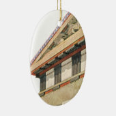 ヴィンテージギリシャ建築、アテナ寺院 セラミックオーナメント (右)