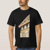 ヴィンテージギリシャ建築、アテナ寺院 Tシャツ (正面)