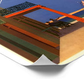 ヴィンテージギリシャ旅行グラフィックポスター ポスター (角)