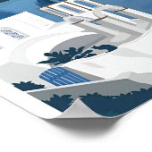 ヴィンテージギリシャ旅行レトロポスター ポスター (角)