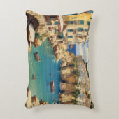 ヴィンテージギリシャ旅行 – コルフ島 アクセントクッション (正面(垂直))