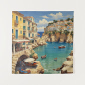 ヴィンテージギリシャ旅行 – コルフ島 タペストリー (正面)