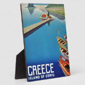 ヴィンテージギリシャ旅行 – コルフ島 フォトプラーク (側面)