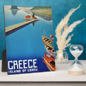 ヴィンテージギリシャ旅行 – コルフ島 フォトプラーク (側面)