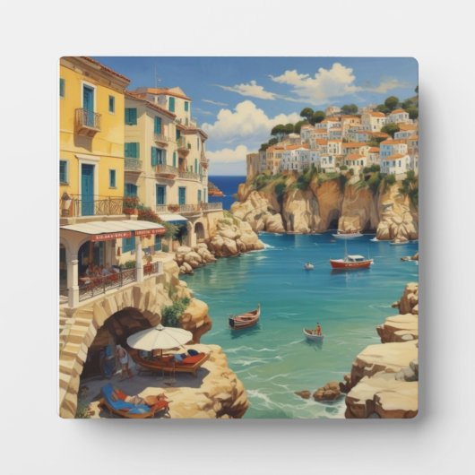 ヴィンテージギリシャ旅行 – コルフ島 フォトプラーク (正面)