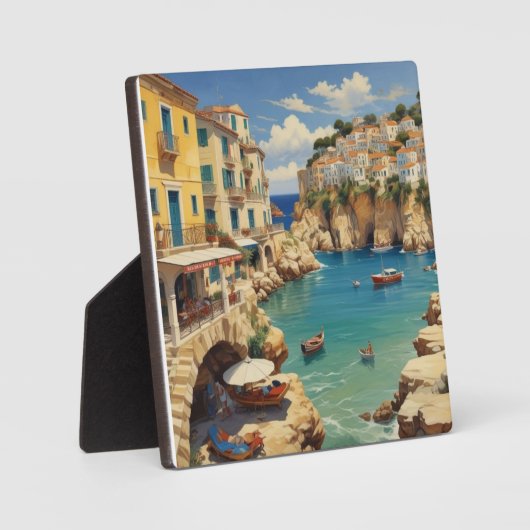 ヴィンテージギリシャ旅行 – コルフ島 フォトプラーク (正面)